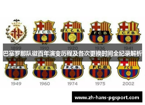 巴塞罗那队徽百年演变历程及各次更换时间全纪录解析